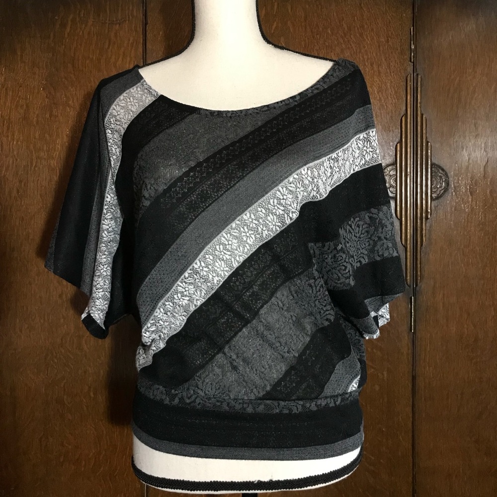 Lacey blouse.  Simple yet sassy.